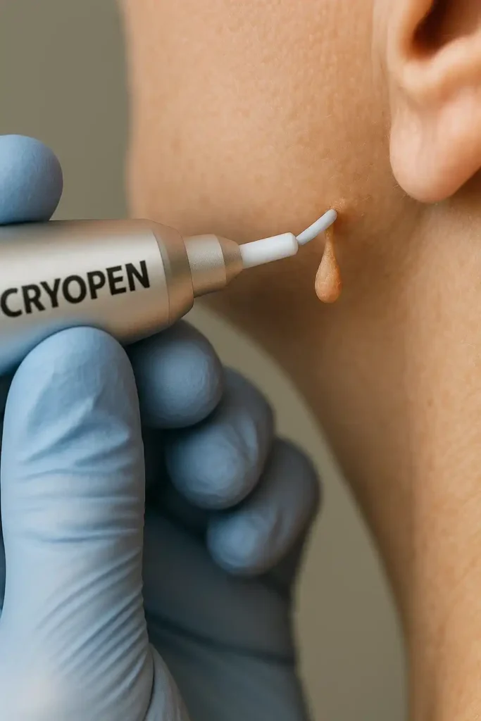 Cryopen for skin tags removal Sedgley Park speak to our team today!