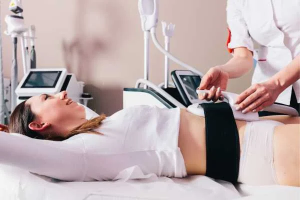woman having body sculpting to help improve her body image and her mental health Sedgley Park